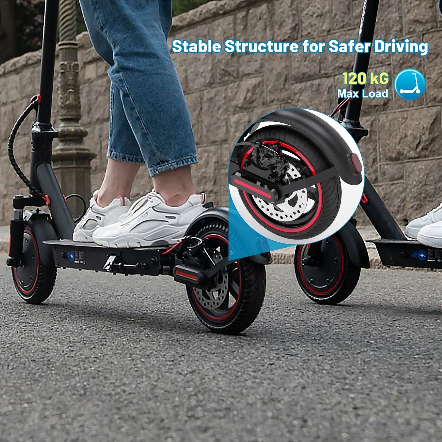 EV85F Electric Scooter – 8.5" Foldable E-Scooter, App Control, 350W Motor, 7.8AH Battery, Dual Brakes, Perfect for Adults, EVERCROSS PRO