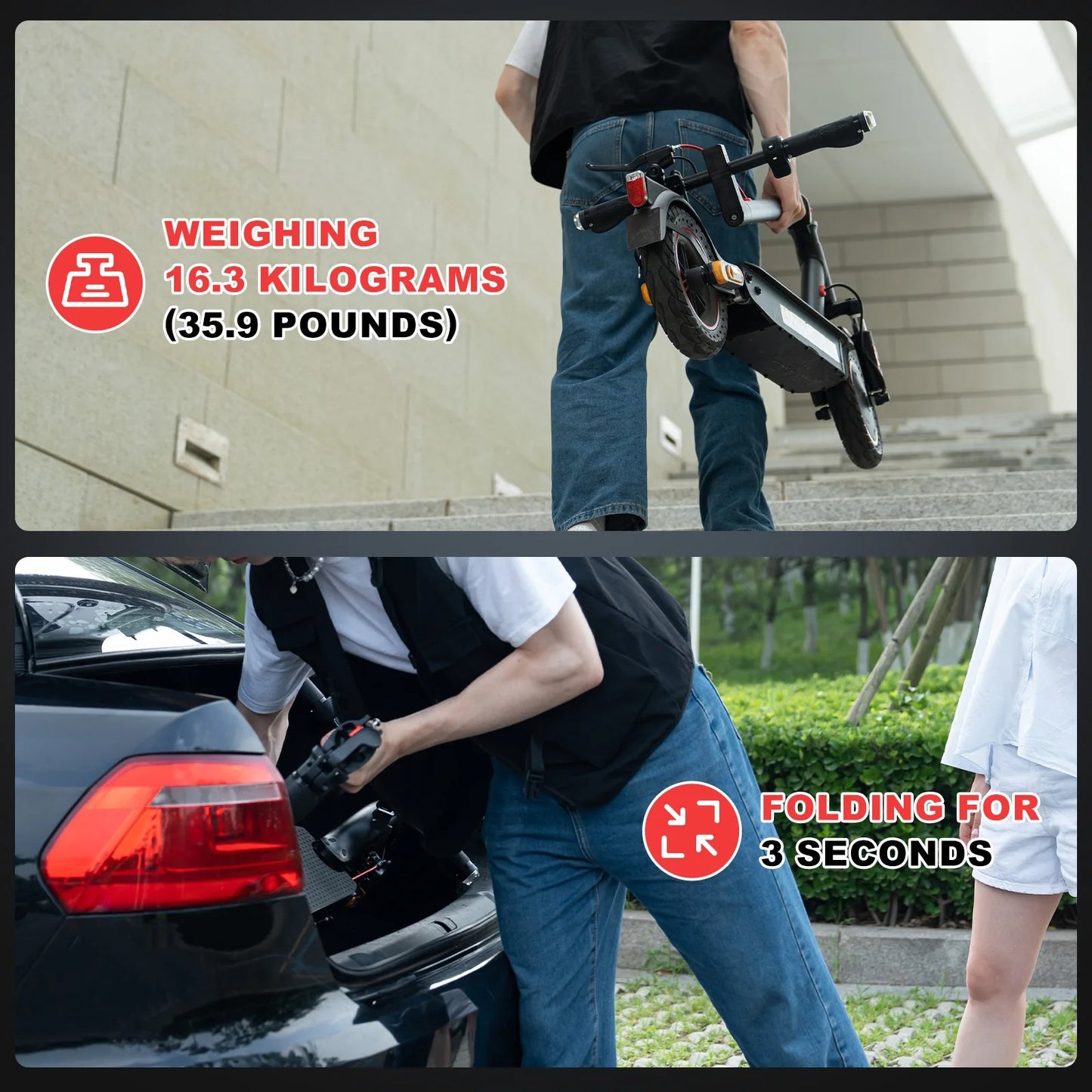 EV10K PRO Electric Scooter – 10" Foldable E-Scooter, App Control, 500W Motor, 410WH Battery, Perfect for Adults, EVERCROSS PRO