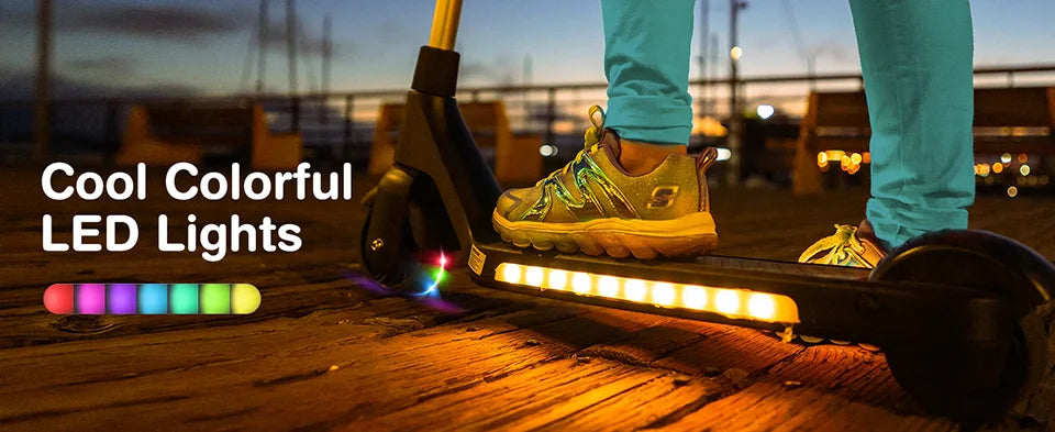 Beginner Electric Scooter for Kids & Teens – Lightweight Foldable Design, Adjustable Handlebar, 80W Motor, 10 km/h Speed, EK06