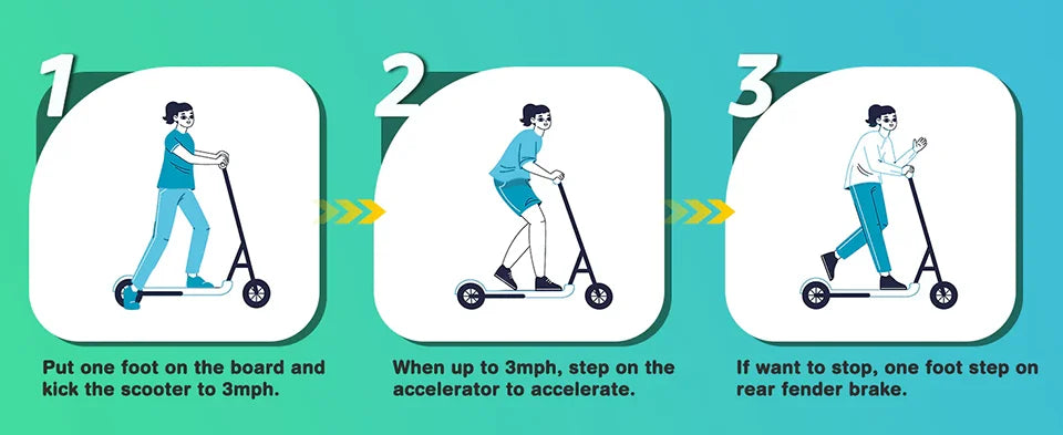 Beginner Electric Scooter for Kids & Teens – Lightweight Foldable Design, Adjustable Handlebar, 80W Motor, 10 km/h Speed, EK06