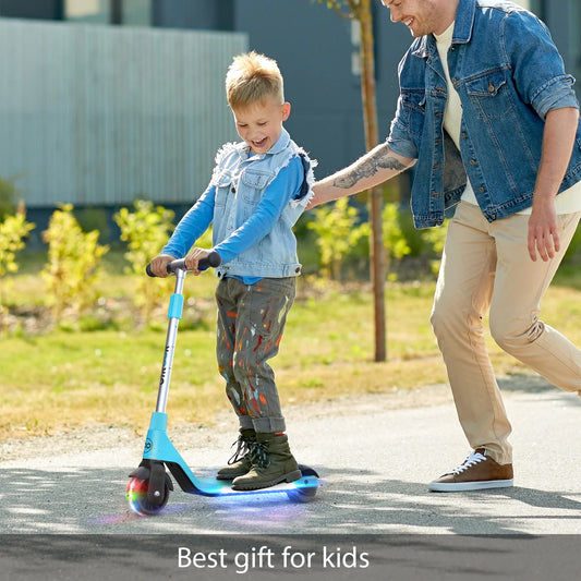 Beginner Electric Scooter for Kids & Teens – Lightweight Foldable Design, Adjustable Handlebar, 80W Motor, 10 km/h Speed, EK06