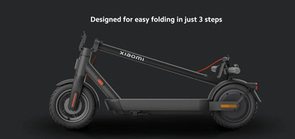 Xiaomi Electric Scooter 4 Pro – Portable Folding Design, 10'' Wheels, 60km Range, Bluetooth Smart Control for Youth & Adults