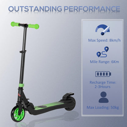 Beginner Kids Electric Scooter with Folding Design – 120W Motor, Adjustable Height & Rear Brake (8km/h Max), EK03