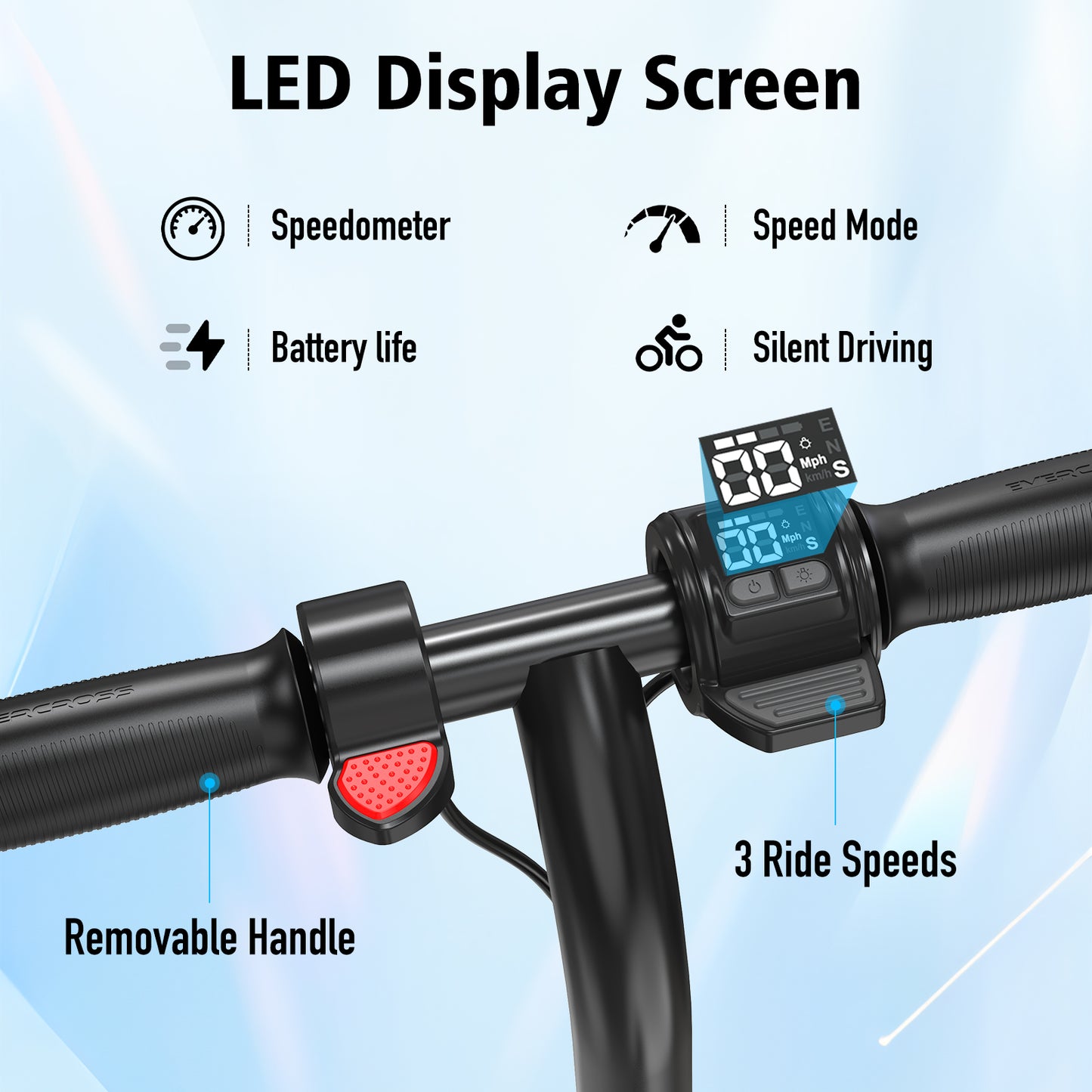 Kids Electric Scooter with Adjustable Speeds (8/12/16km/h) – Lightweight, Foldable & LED-Lit, EK04