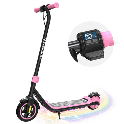 Kids Electric Scooter with Adjustable Speeds (8/12/16km/h) – Lightweight, Foldable & LED-Lit, EK04