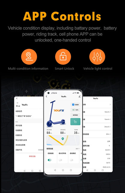 Mankeel MK083 350W Electric Scooter for Adults – 25km/h Speed, 30km Range, Smart APP Control, Foldable Design