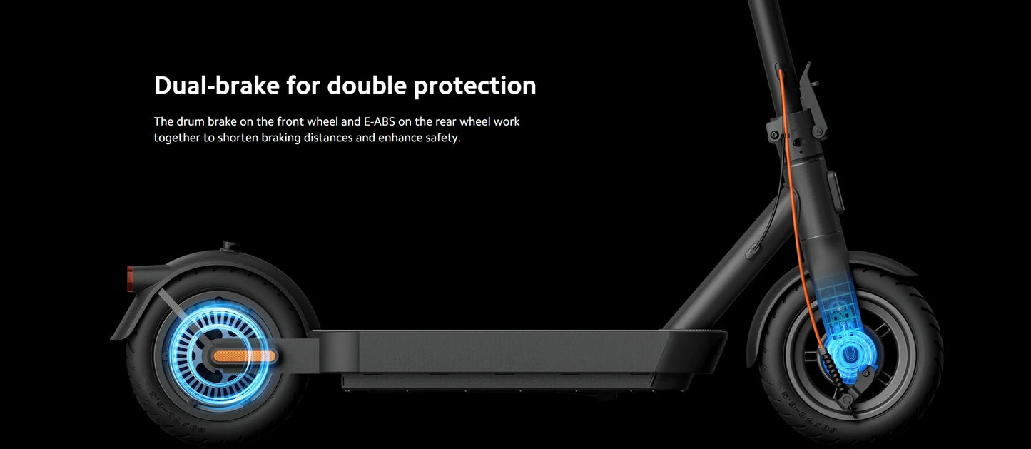 Xiaomi Electric Scooter 4 Pro – Portable Folding Design, 10'' Wheels, 60km Range, Bluetooth Smart Control for Youth & Adults