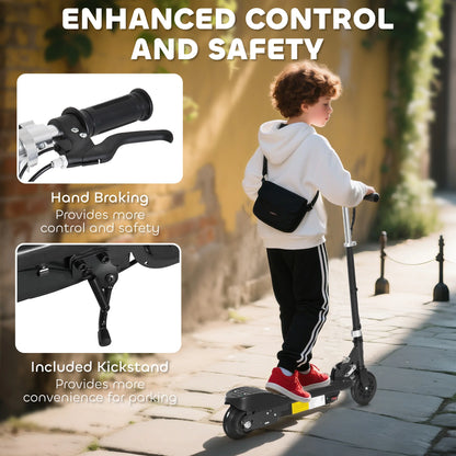 Beginner Kids Electric Scooter for Ages 7–14 Years, boys & girls – Safe 12km/h Speed, 120W Motor, Foldable & Height Adjustable, EK05