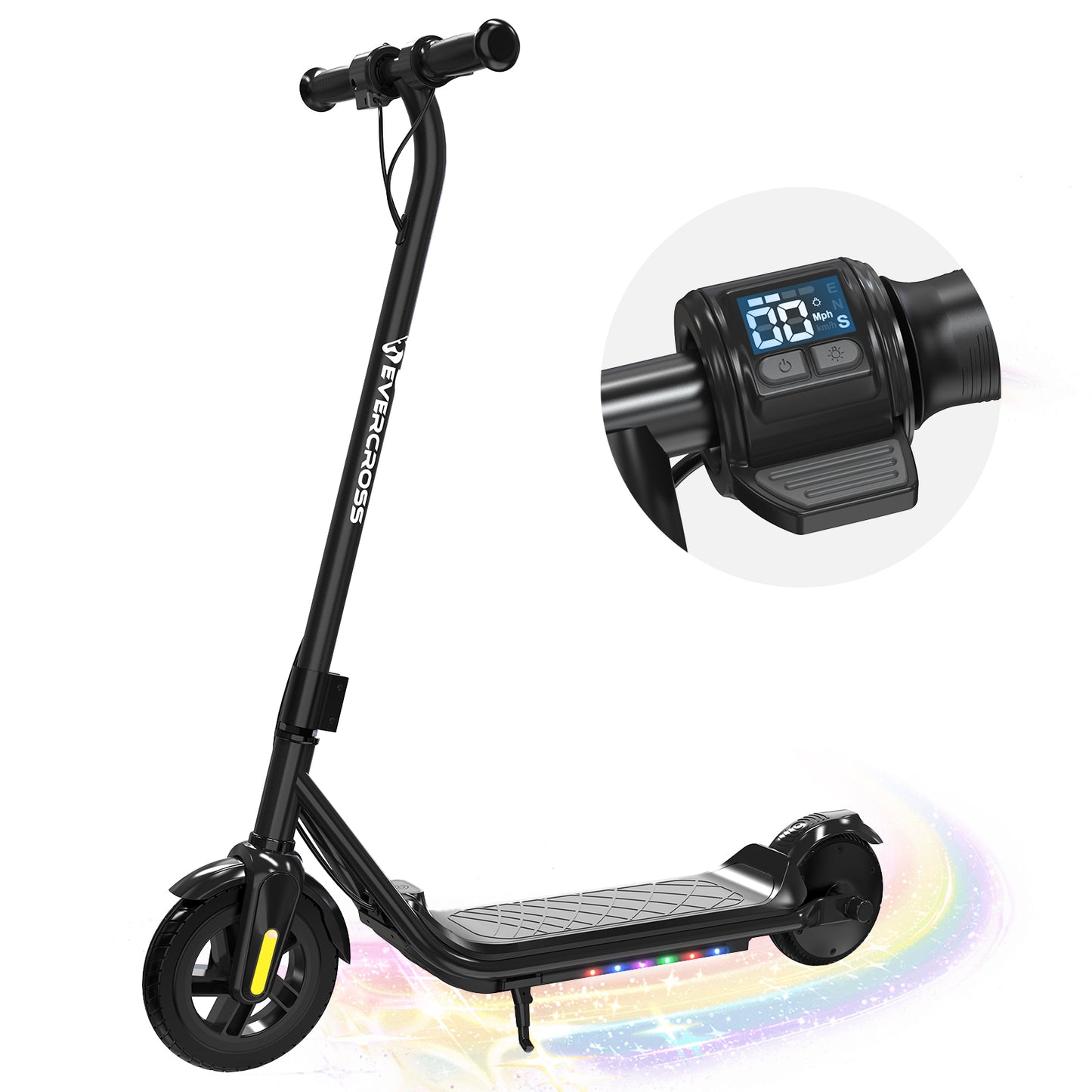 Kids Electric Scooter with Adjustable Speeds (8/12/16km/h) – Lightweight, Foldable & LED-Lit, EK04